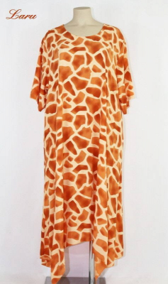 Tuchiges Sommerkleid Giraffe LB 3337 [EG | sand]